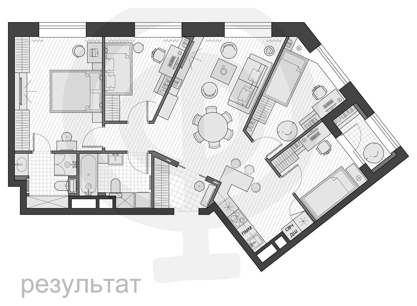 КВАРТИРА 91.8м²