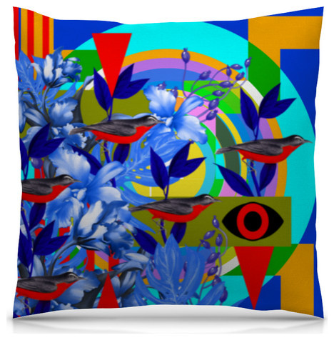 Авторские принтовые подушки для интерьера