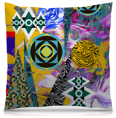 Авторские принтовые подушки для интерьера