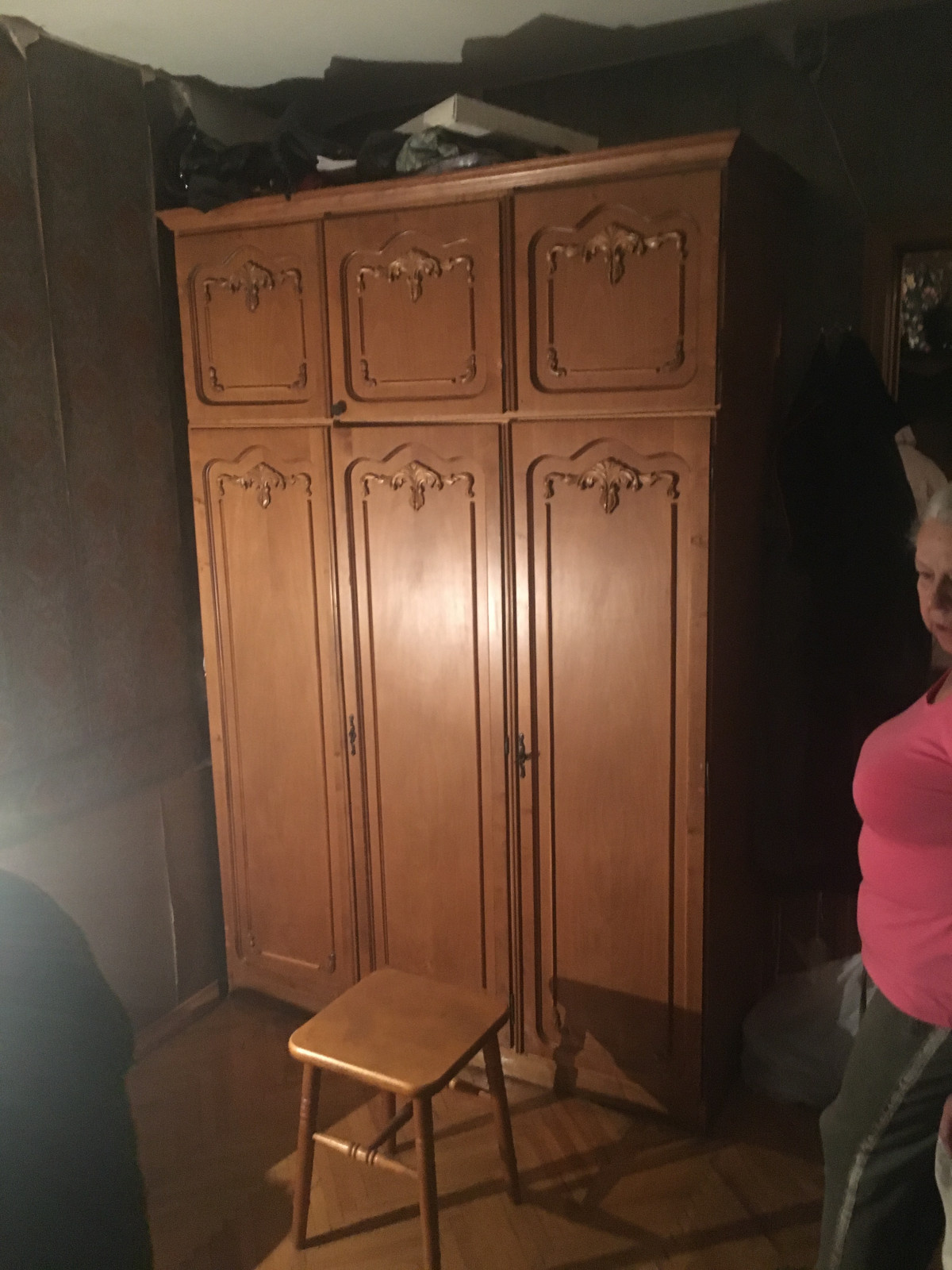 Ремонт и частичная реставрация шкафа