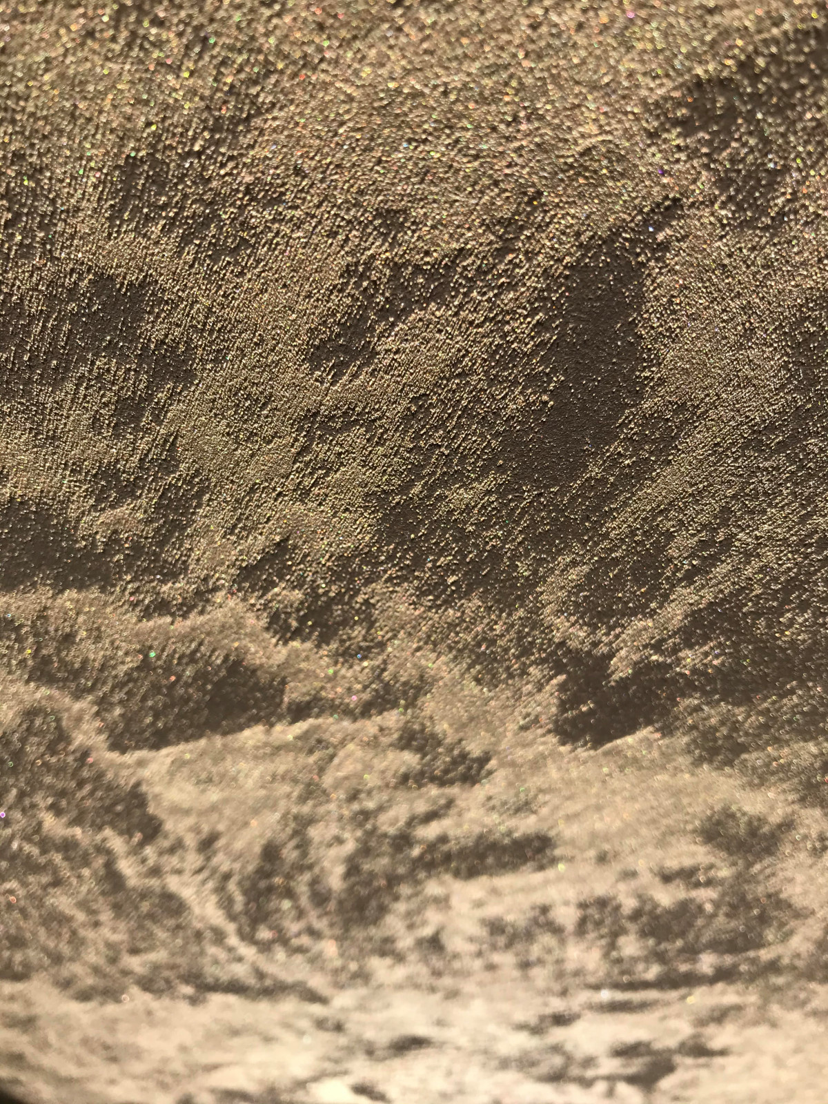 Sea wave on the fireplace