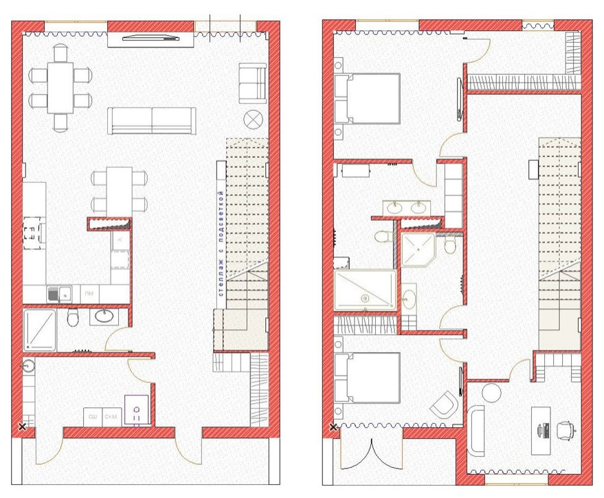 Обложка проекта: Таунхаус (201м2)