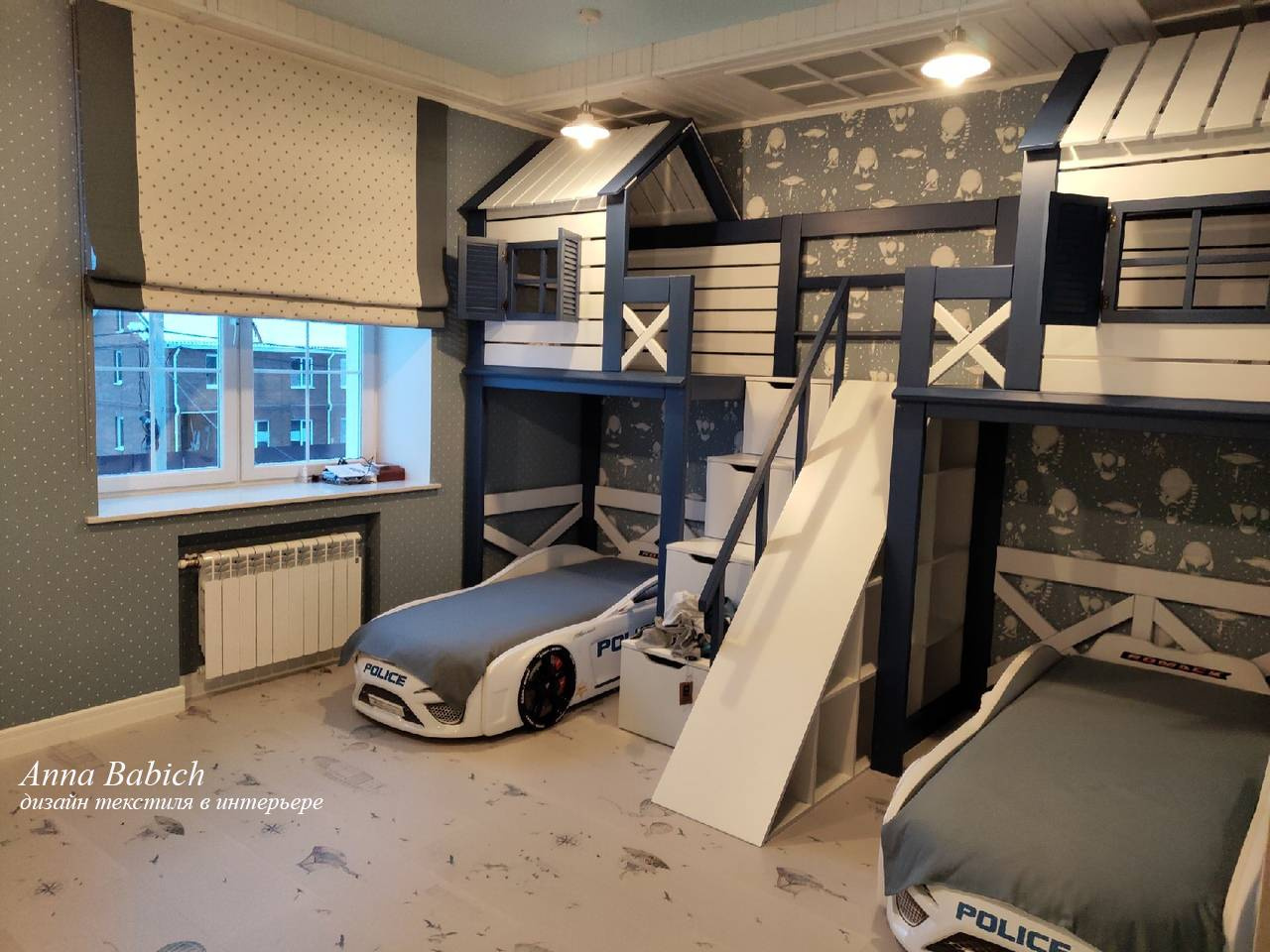 Дизайн штор для коттеджа