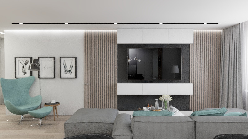 просторная кухня-гостиная