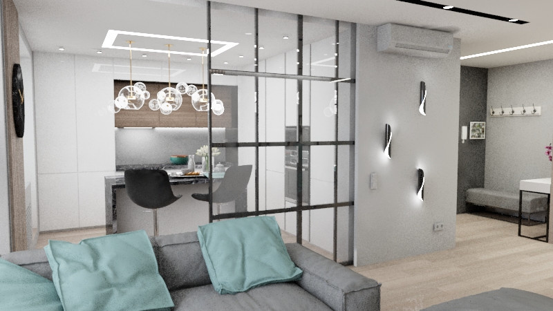 просторная кухня-гостиная