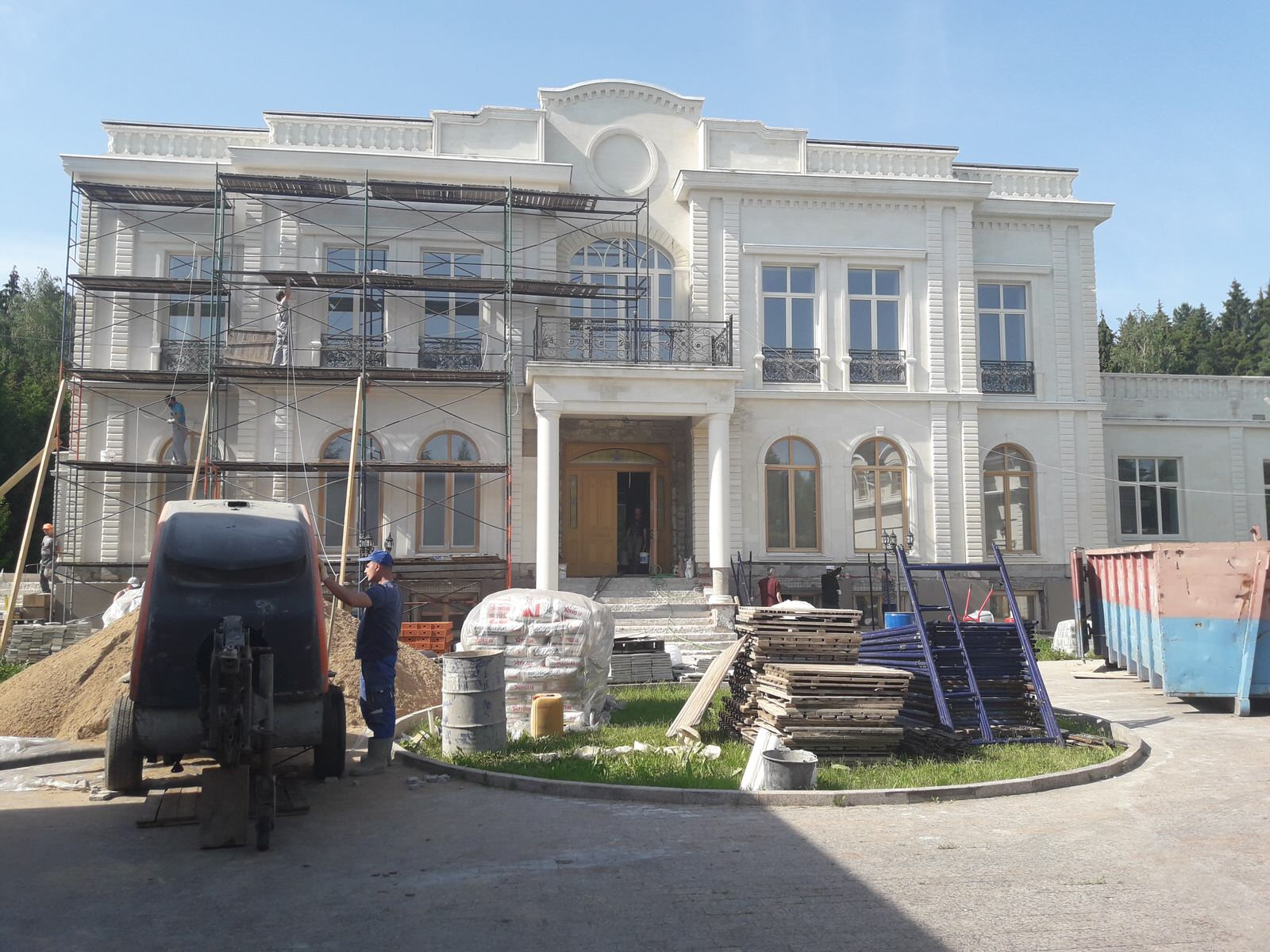 Полусухая стяжка пола