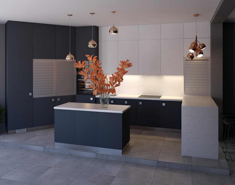 Обложка проекта: Кухня в стиле минимализм