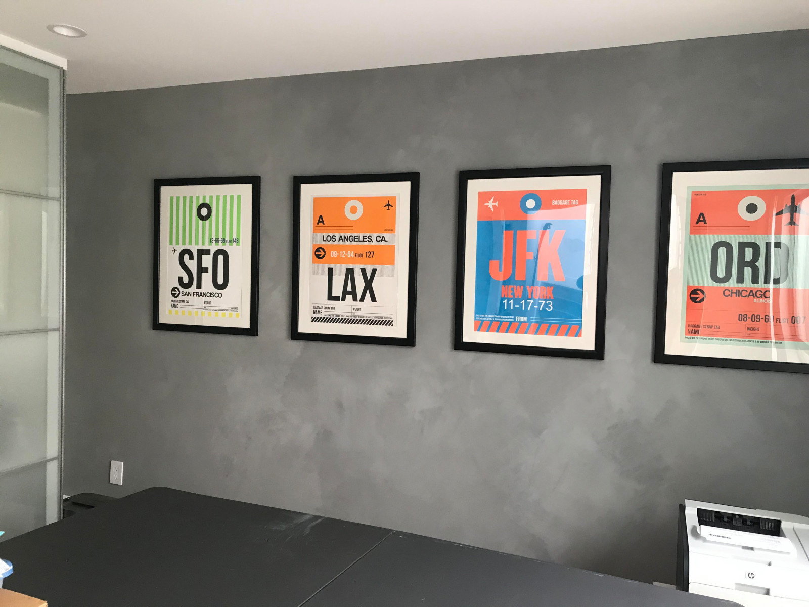 Accent walls with Lime Paint