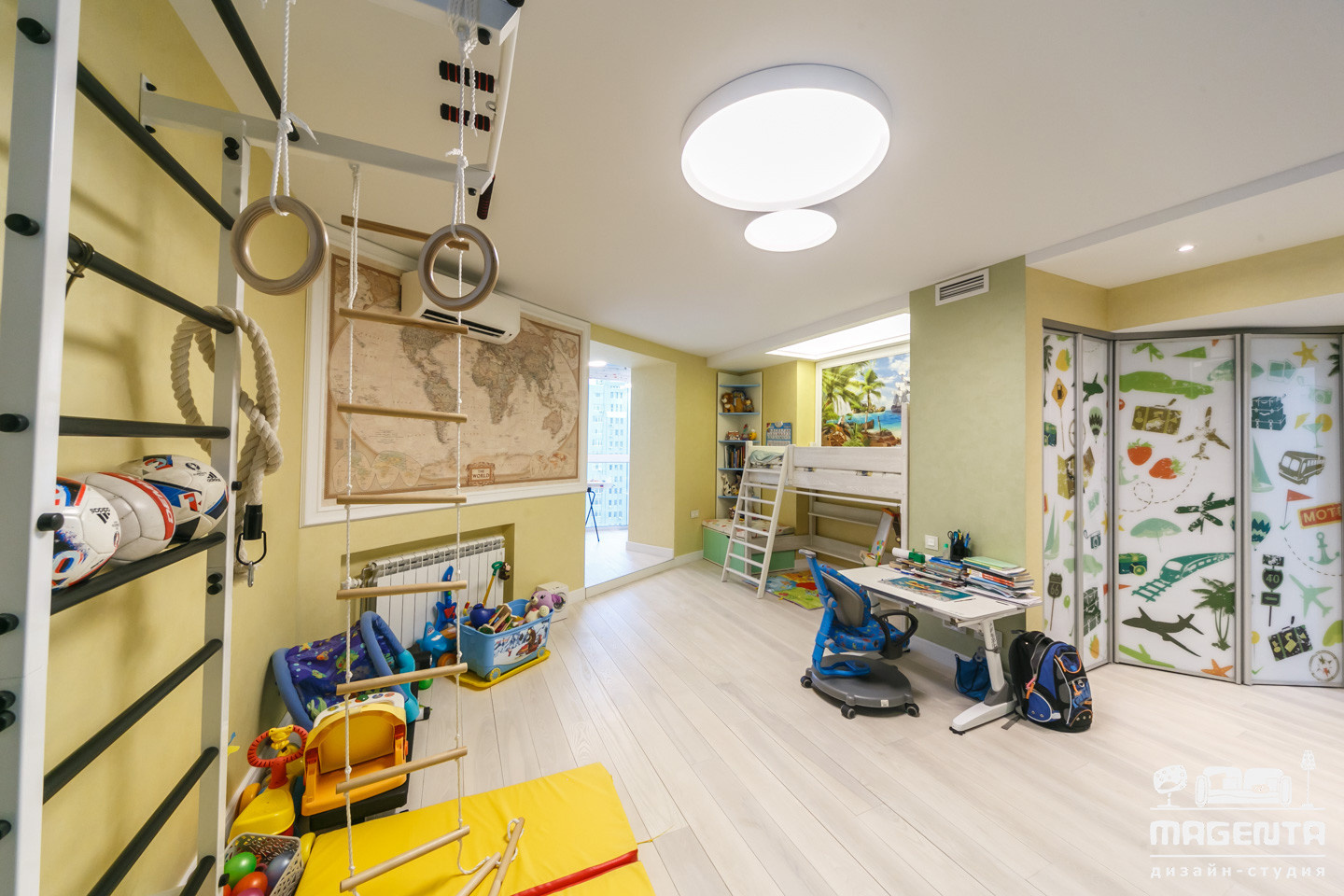 Обложка проекта: Потолки-светильники в квартире