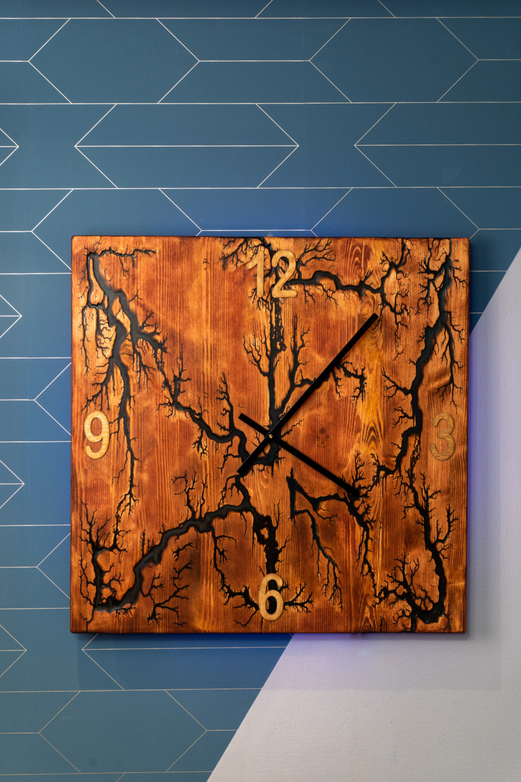 Обложка проекта: Настенные часы ручной работы