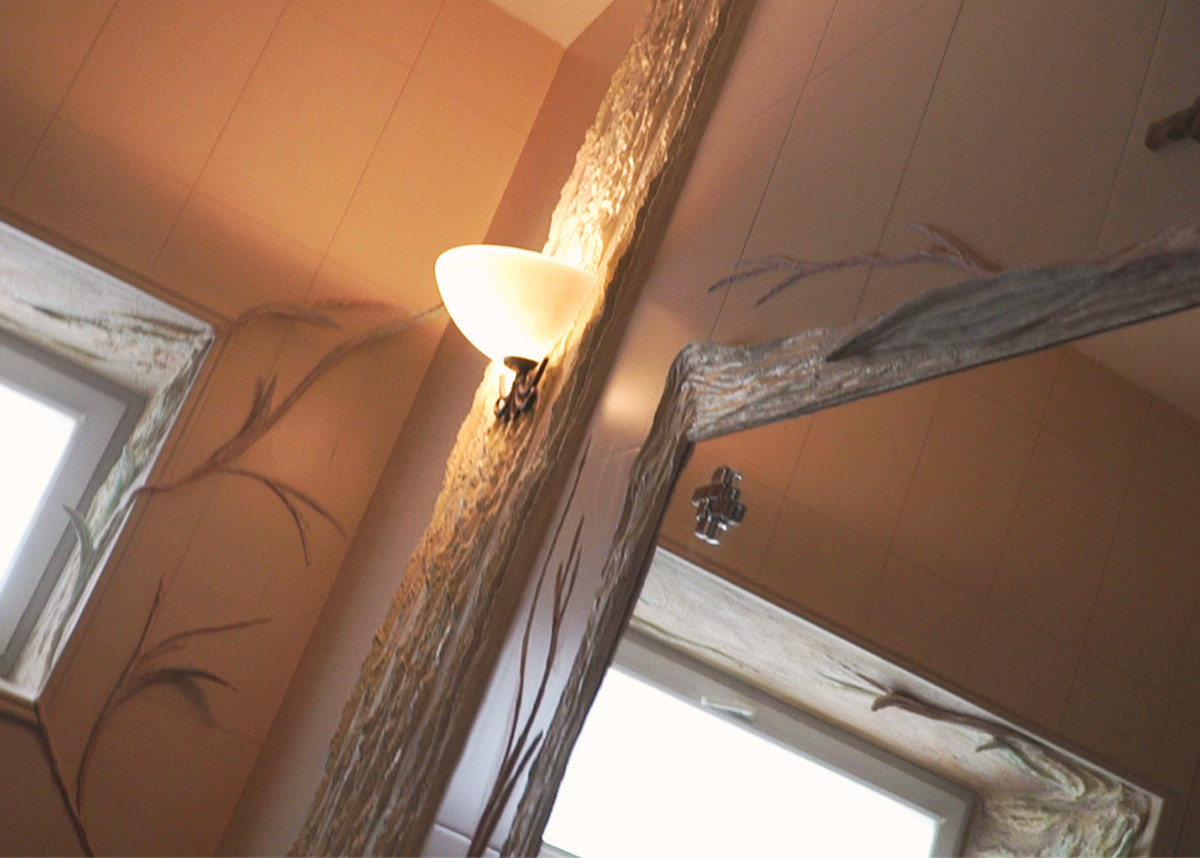 Гостевая ванная комната "Японский сад"