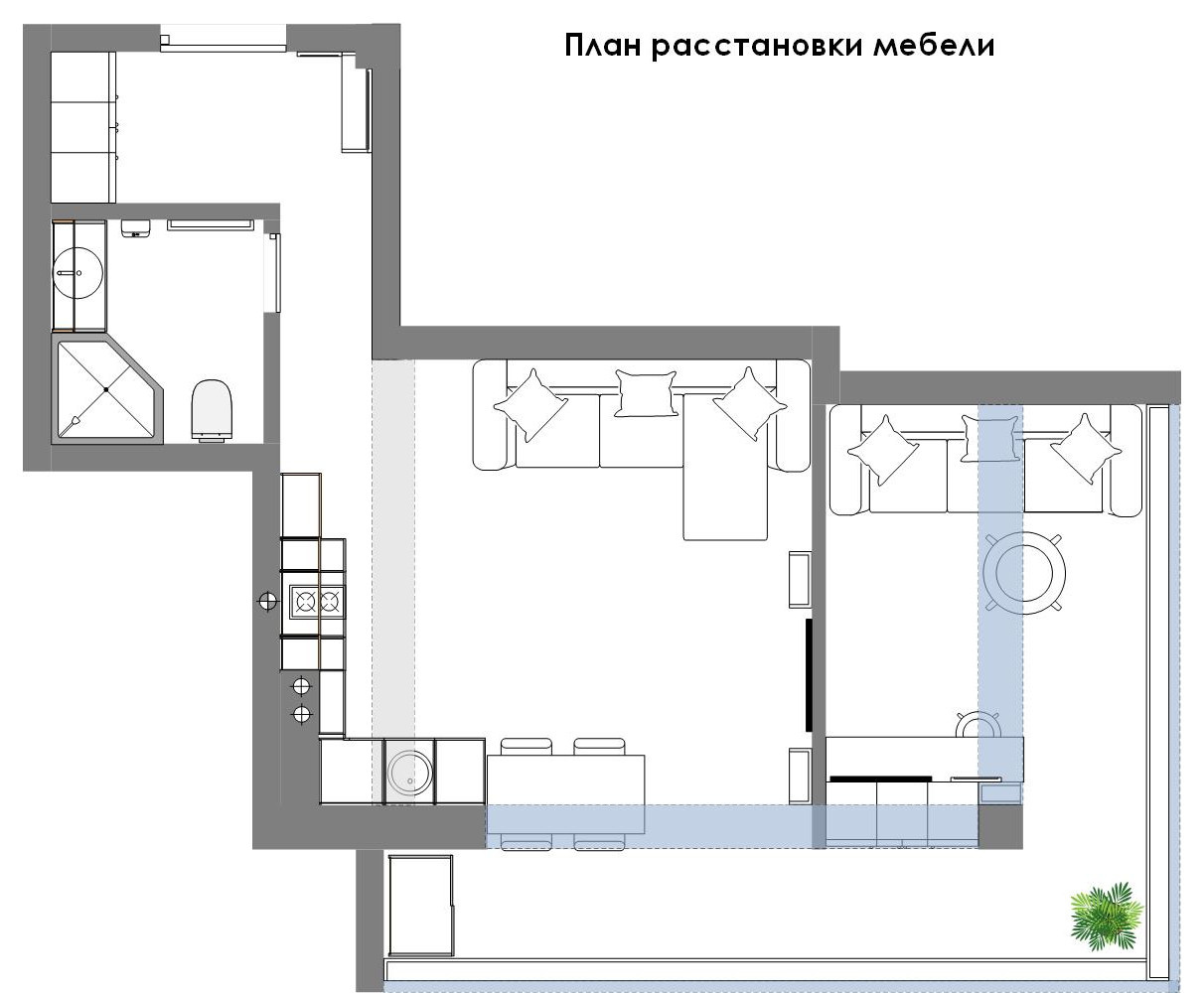 Квартира в Сочи 40 м2