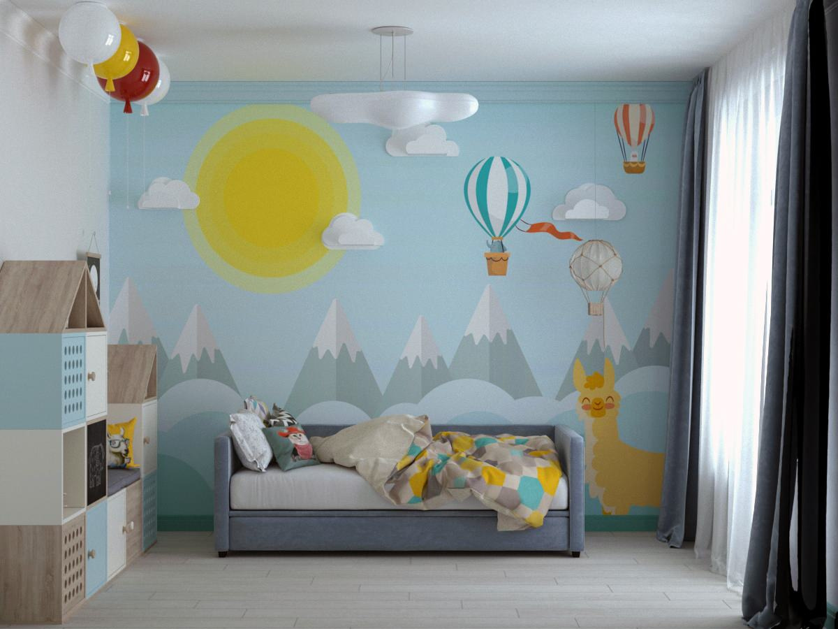 Комната блогеров с необычными стенами от Alltowall