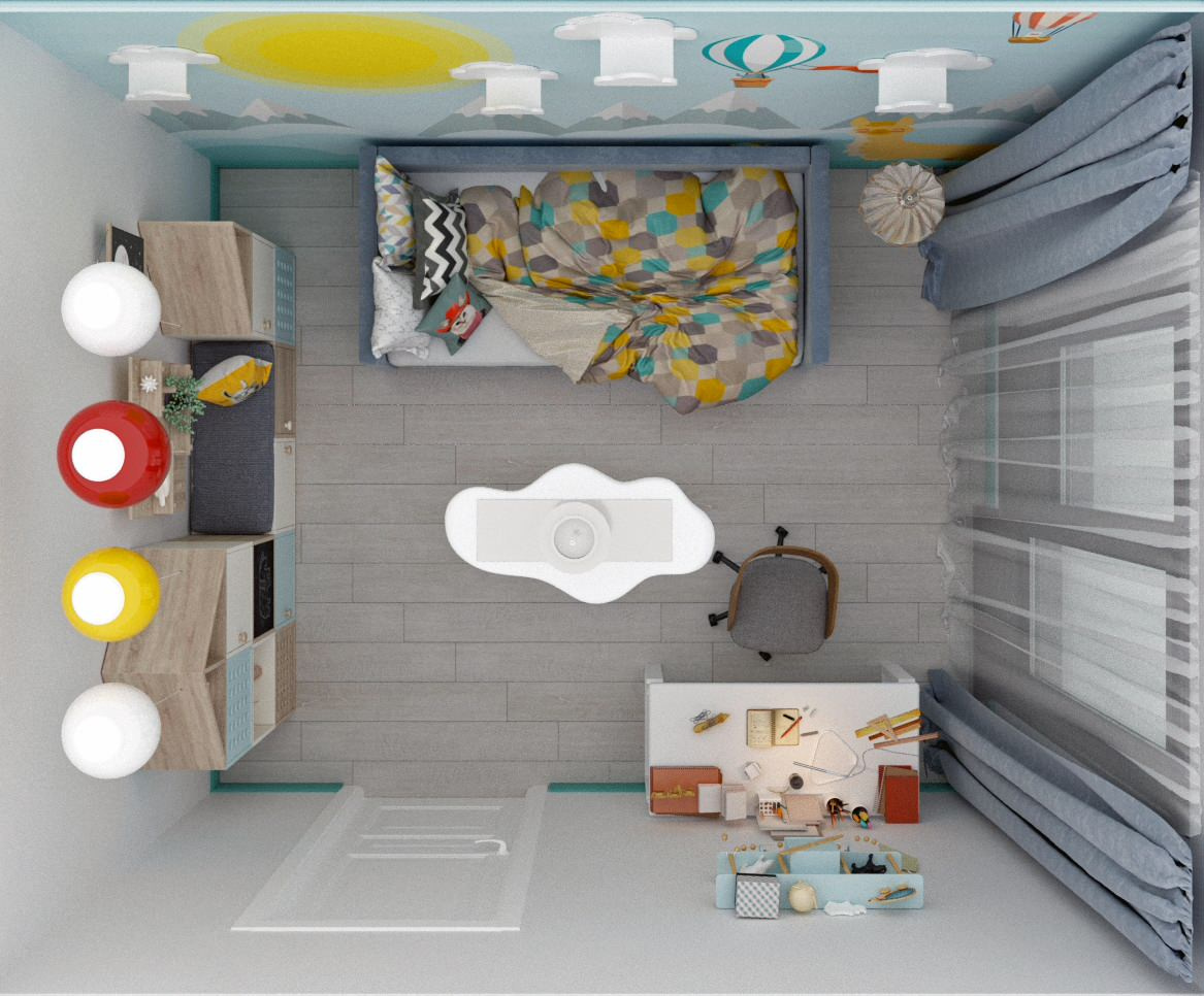 Комната блогеров с необычными стенами от Alltowall