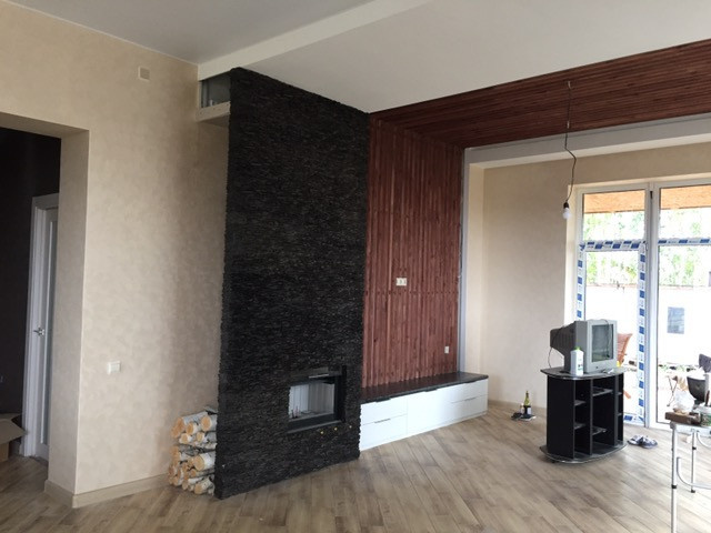 фото процесса ремонта в загородном доме г Красноярск