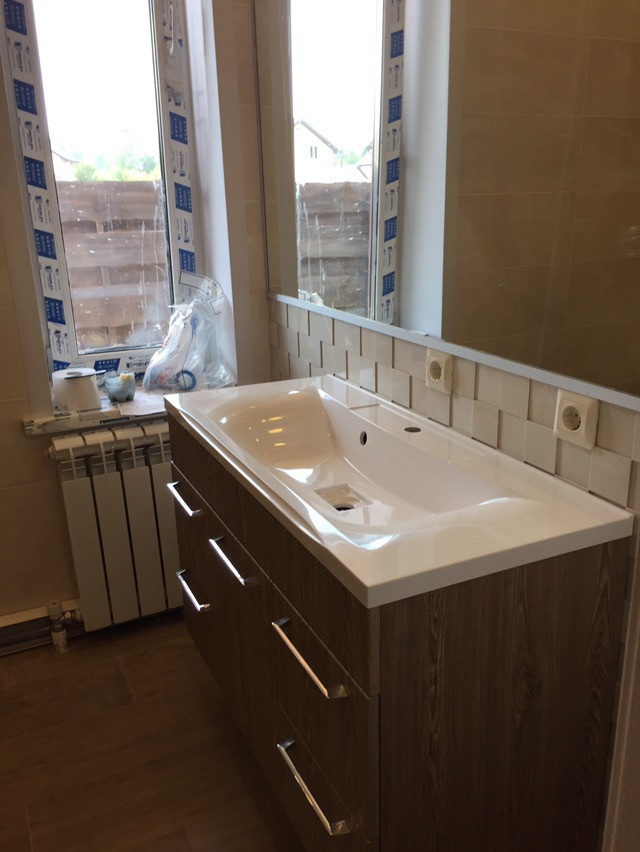 фото процесса ремонта в загородном доме г Красноярск