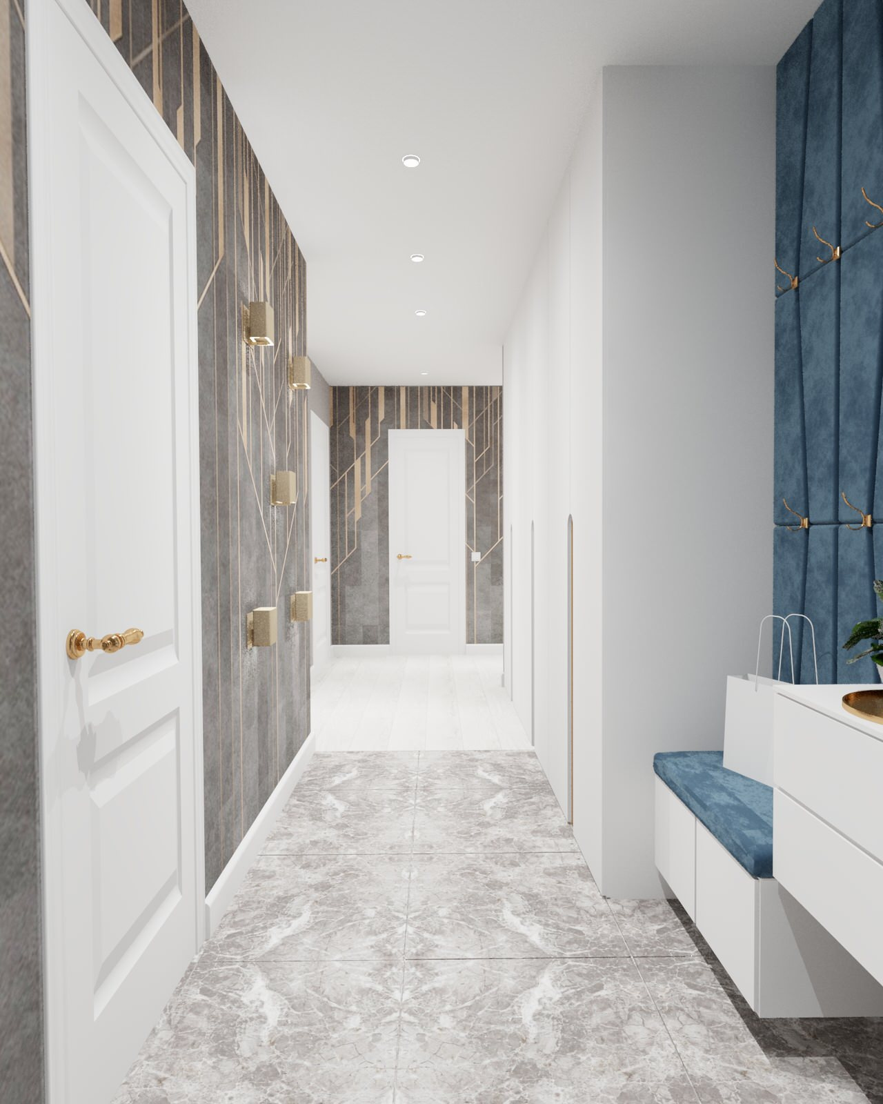 Яркая прихожая