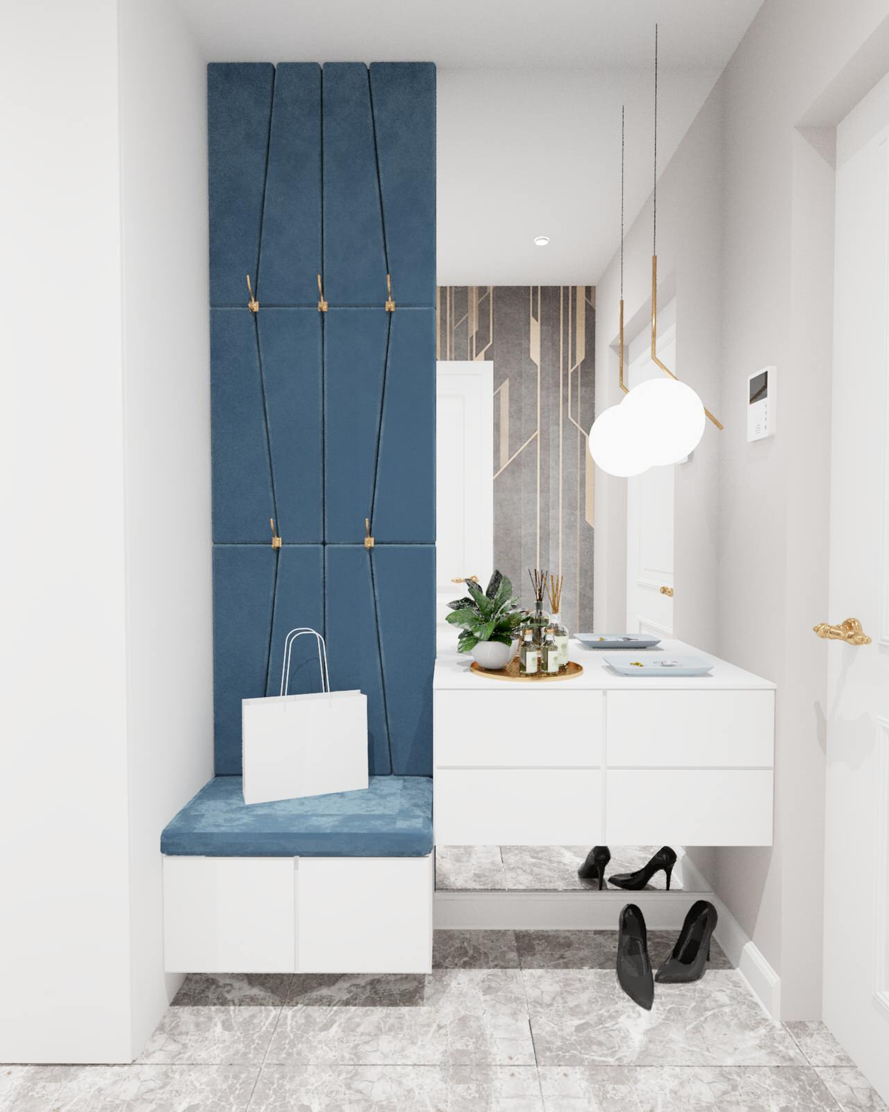 Яркая прихожая