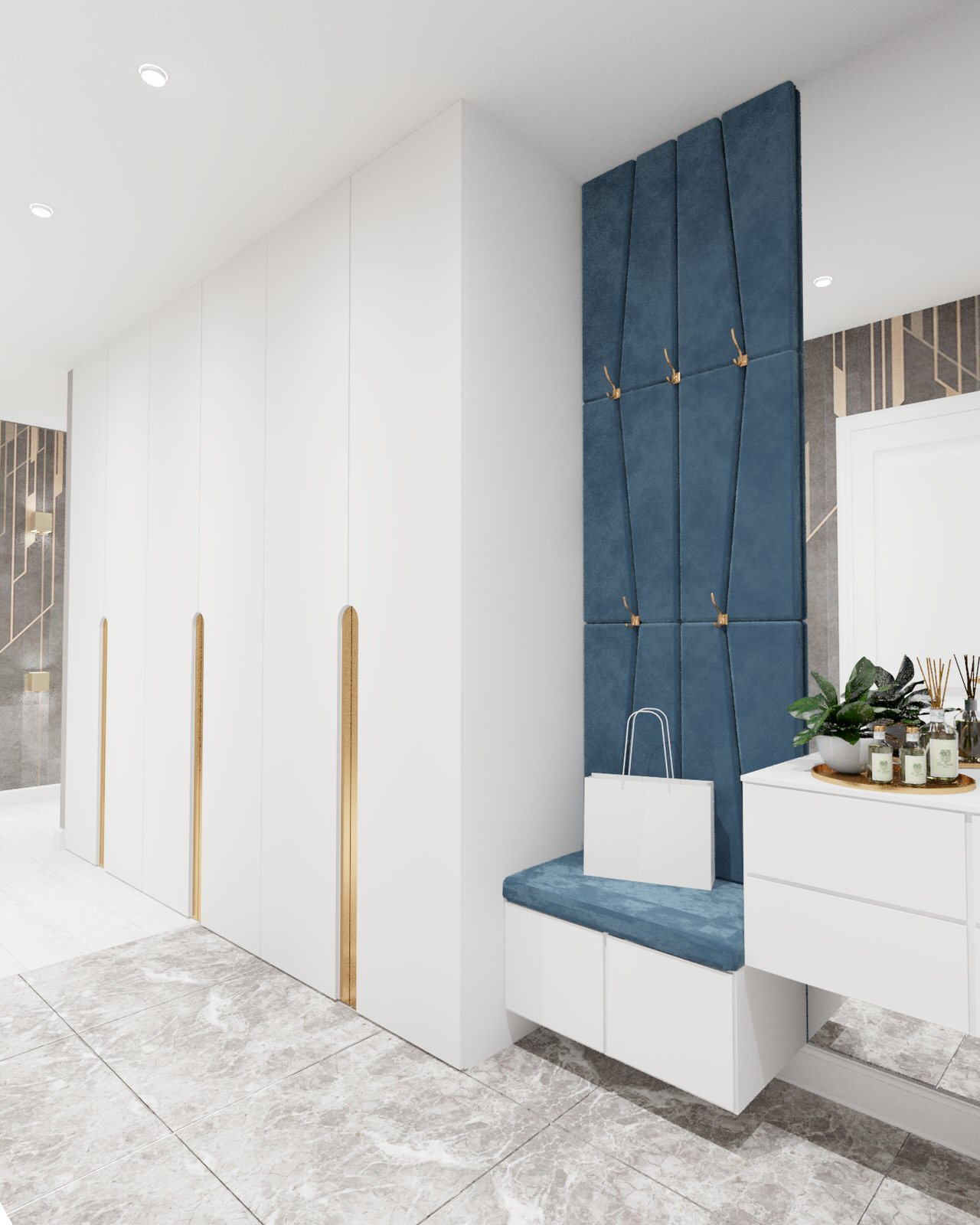 Яркая прихожая