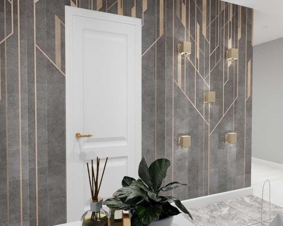 Обложка проекта: Яркая прихожая