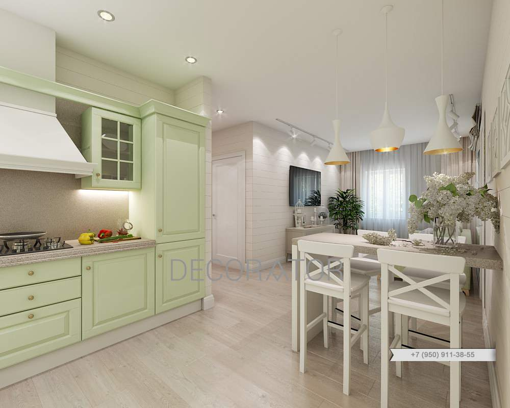 кухня в загородном доме