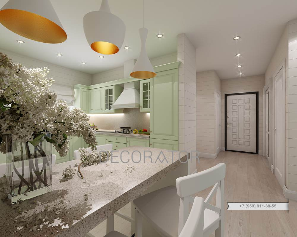 кухня в загородном доме