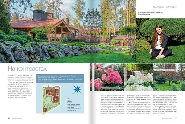 Современный ландшафтный дизайн.