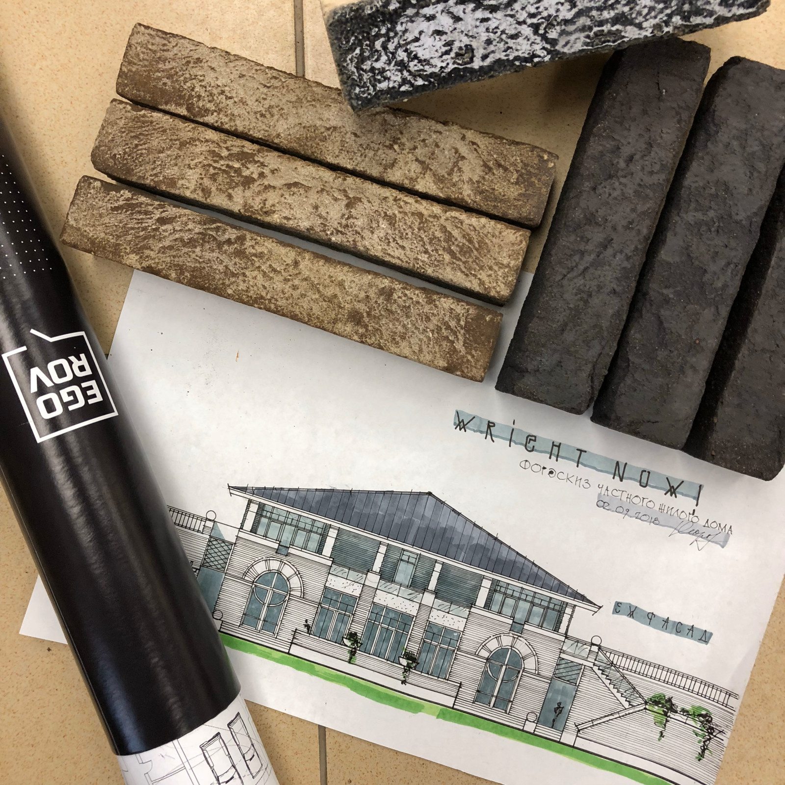 Подбор материала для фасадов.