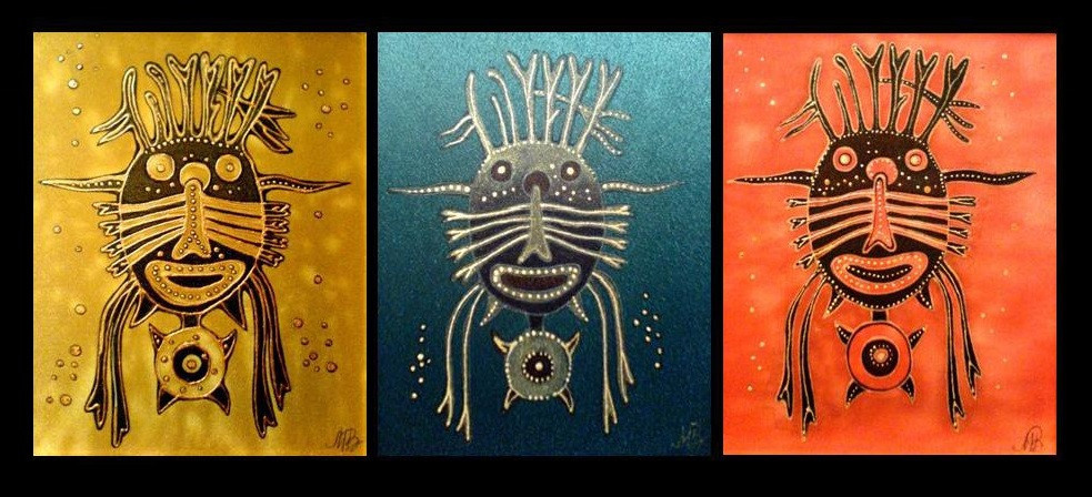 Обложка проекта: Духи Земли ( Сулекская Писаница )