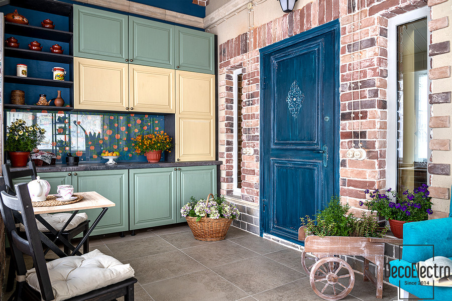 DecoElectro в проекте Фазенда Life: "Итальянский дворик"