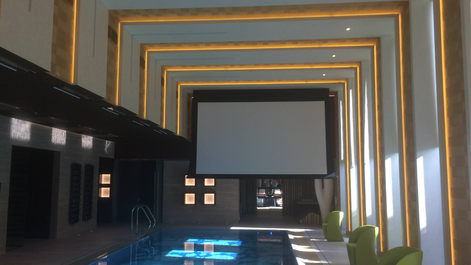 Villa with inside pool