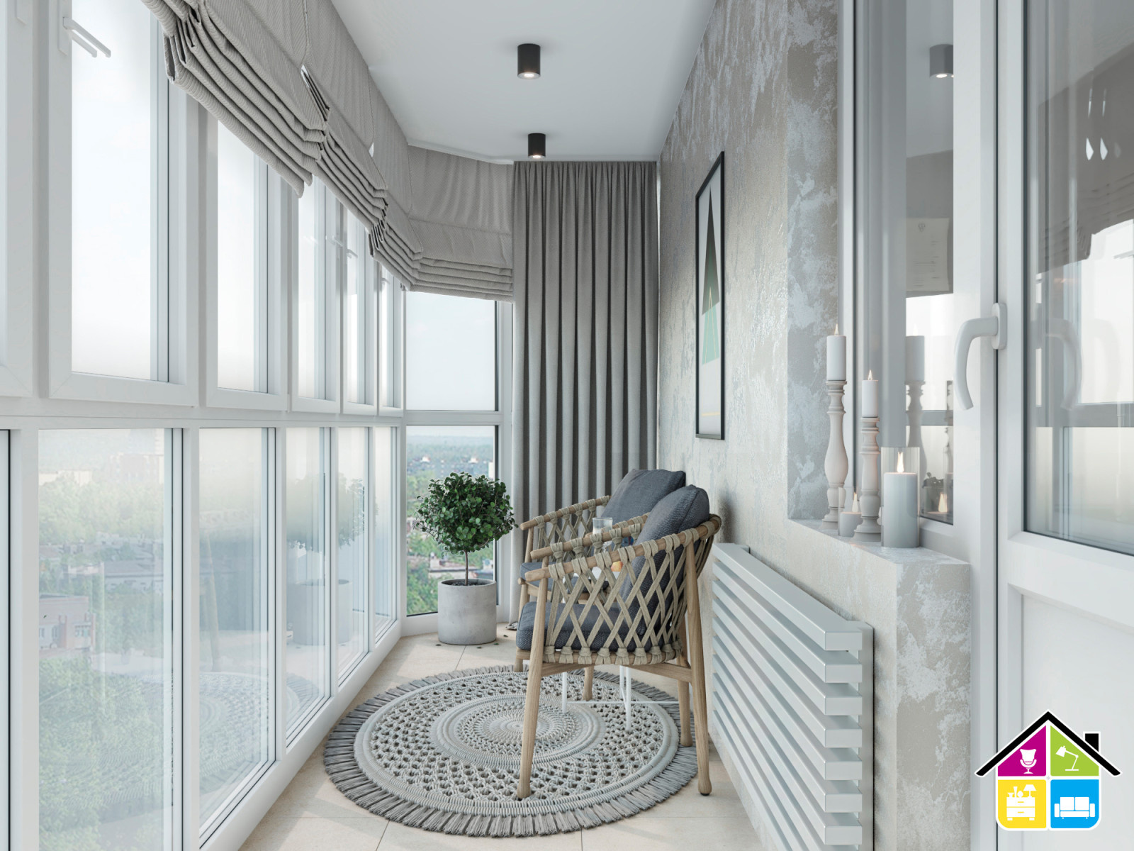 Дизай-проект квартиры в 82 кв.м. Петроглиф парк