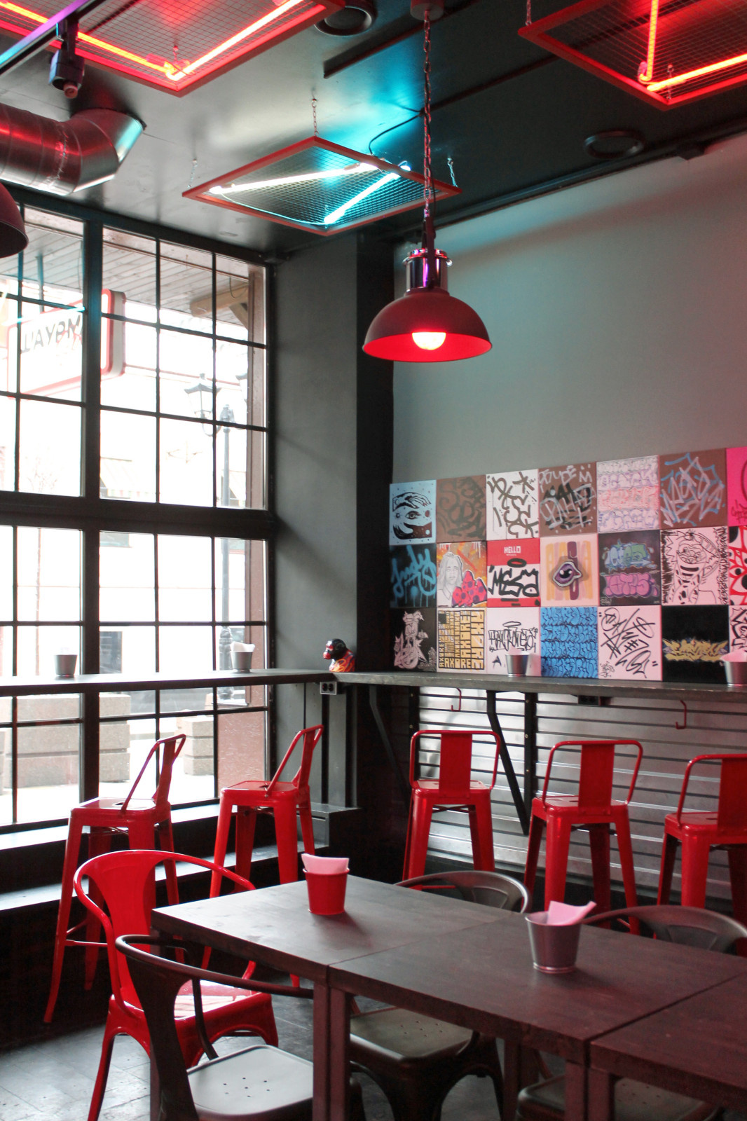 Дизайн интерьера для ресторана быстрого питания Waurma Spot