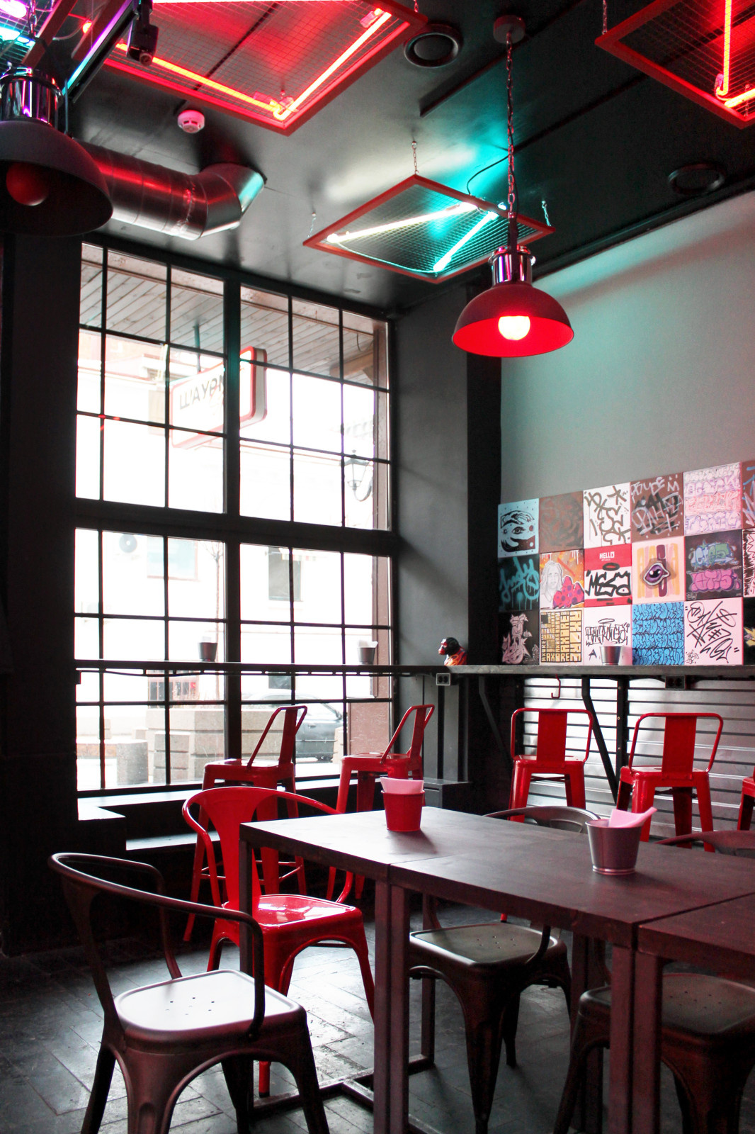 Дизайн интерьера для ресторана быстрого питания Waurma Spot