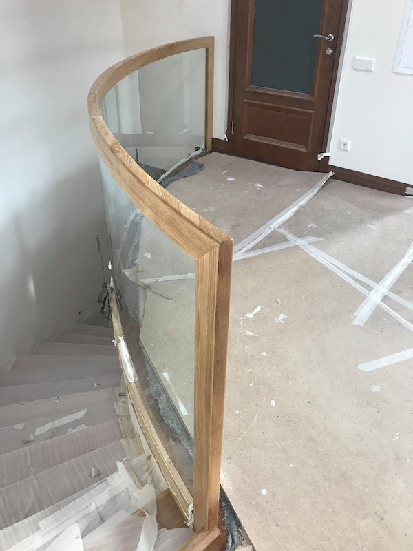 Ограждение ГНУТОЕ СТЕКЛО