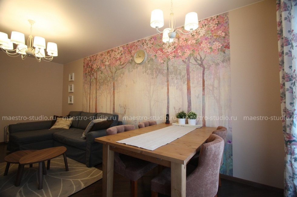 Гостиная | Панно из фотообоев