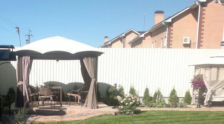 Тенты, перголы, уличная мебель