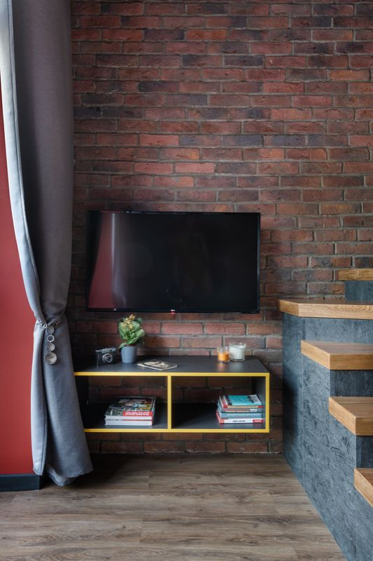 Лофт Студия 30м.кв.с элементами русского стиля