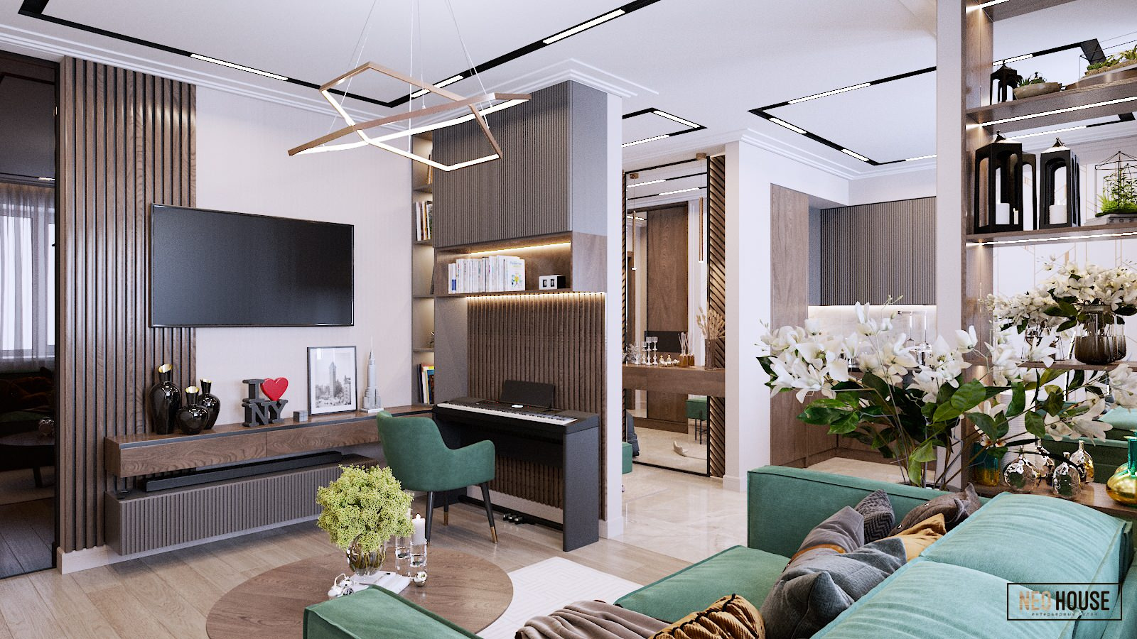 Кухня-гостиная