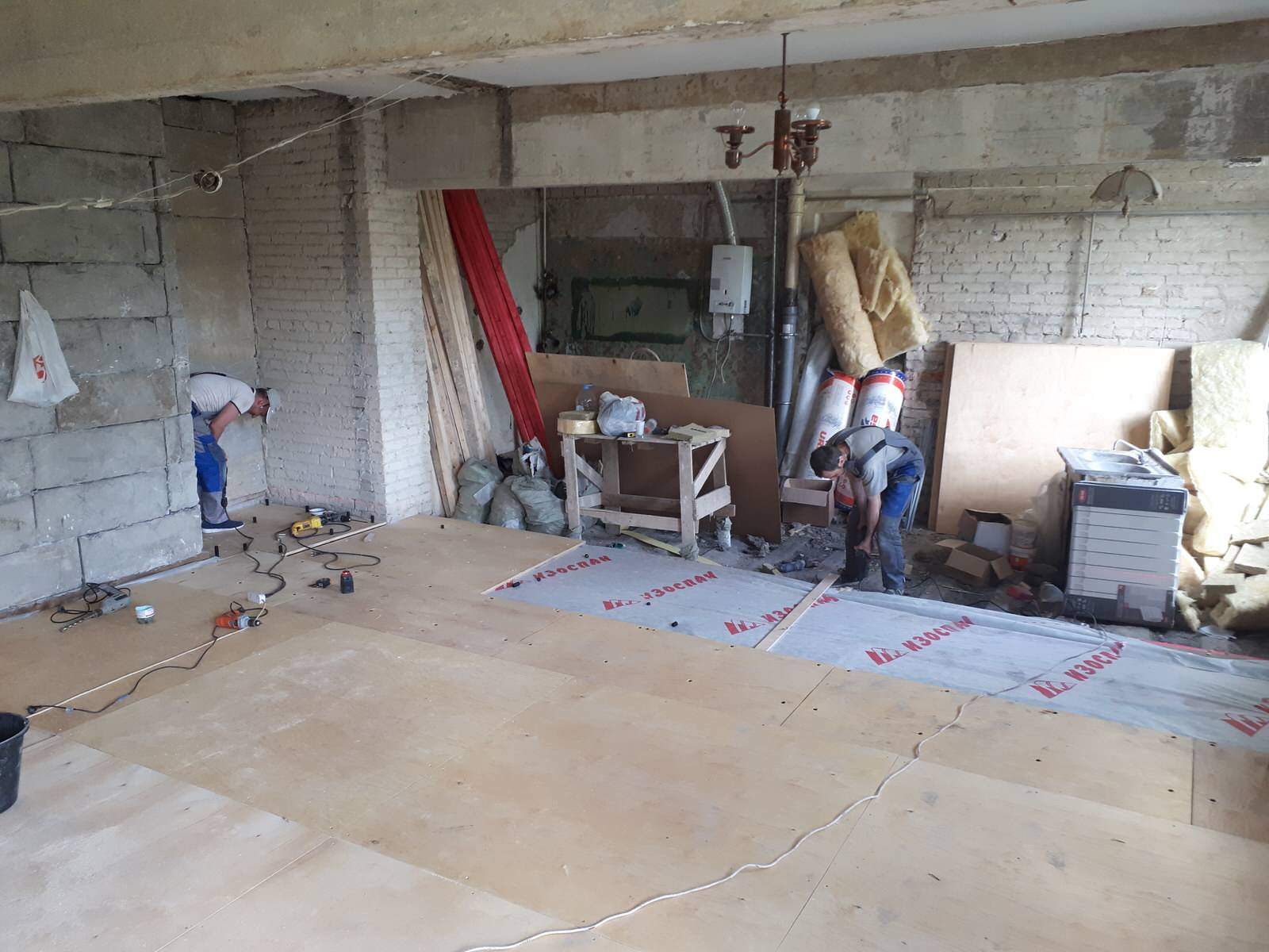 Пол в сталинке с деревянными перекрытиями