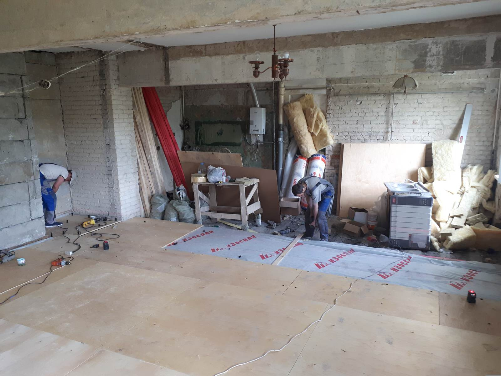 Пол в сталинке с деревянными перекрытиями