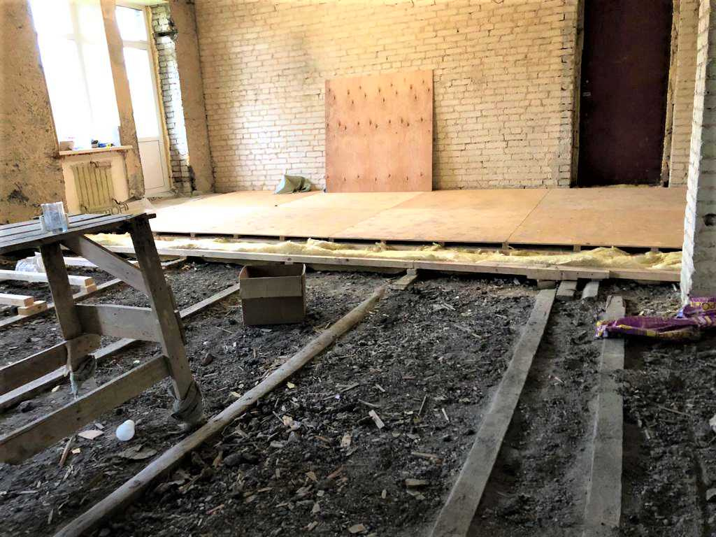 Пол в сталинке с деревянными перекрытиями