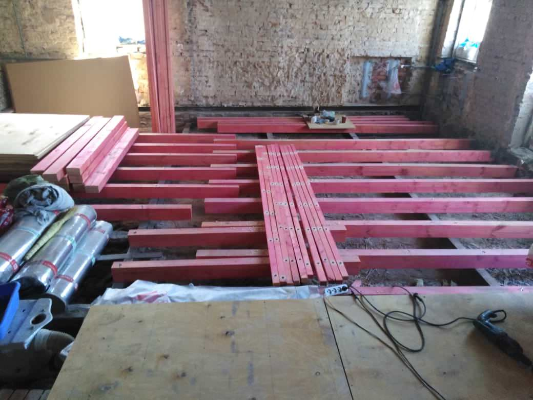 Полы в сталинке под ключ