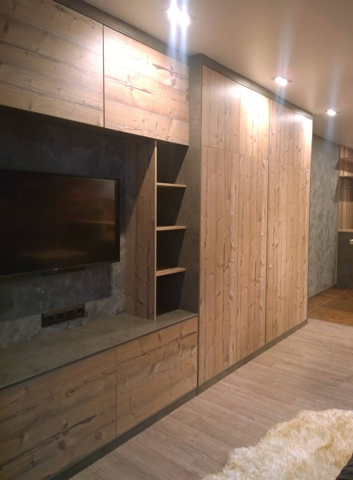 Гостиная LOFT. 2018 г. Реализация.
