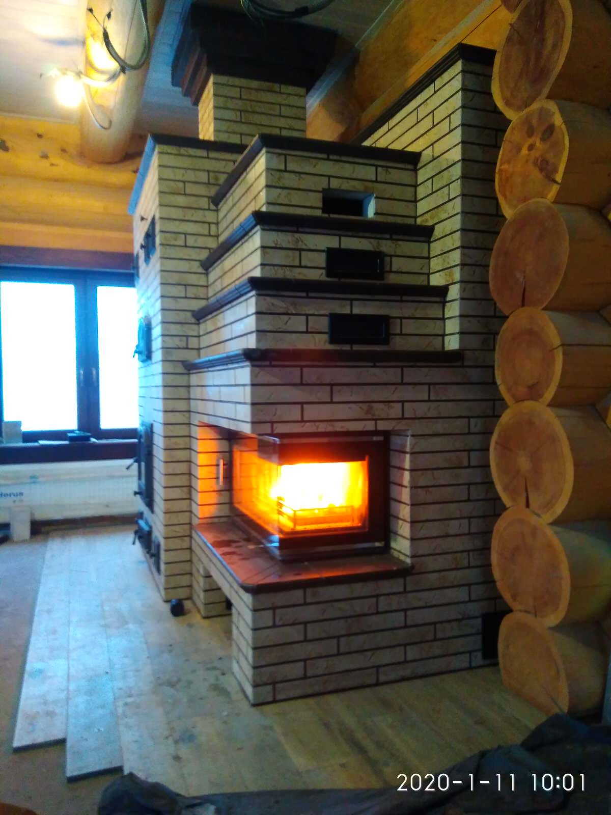 Обложка проекта: Отопительная печь с хлебной камерой и двухсторонним камином