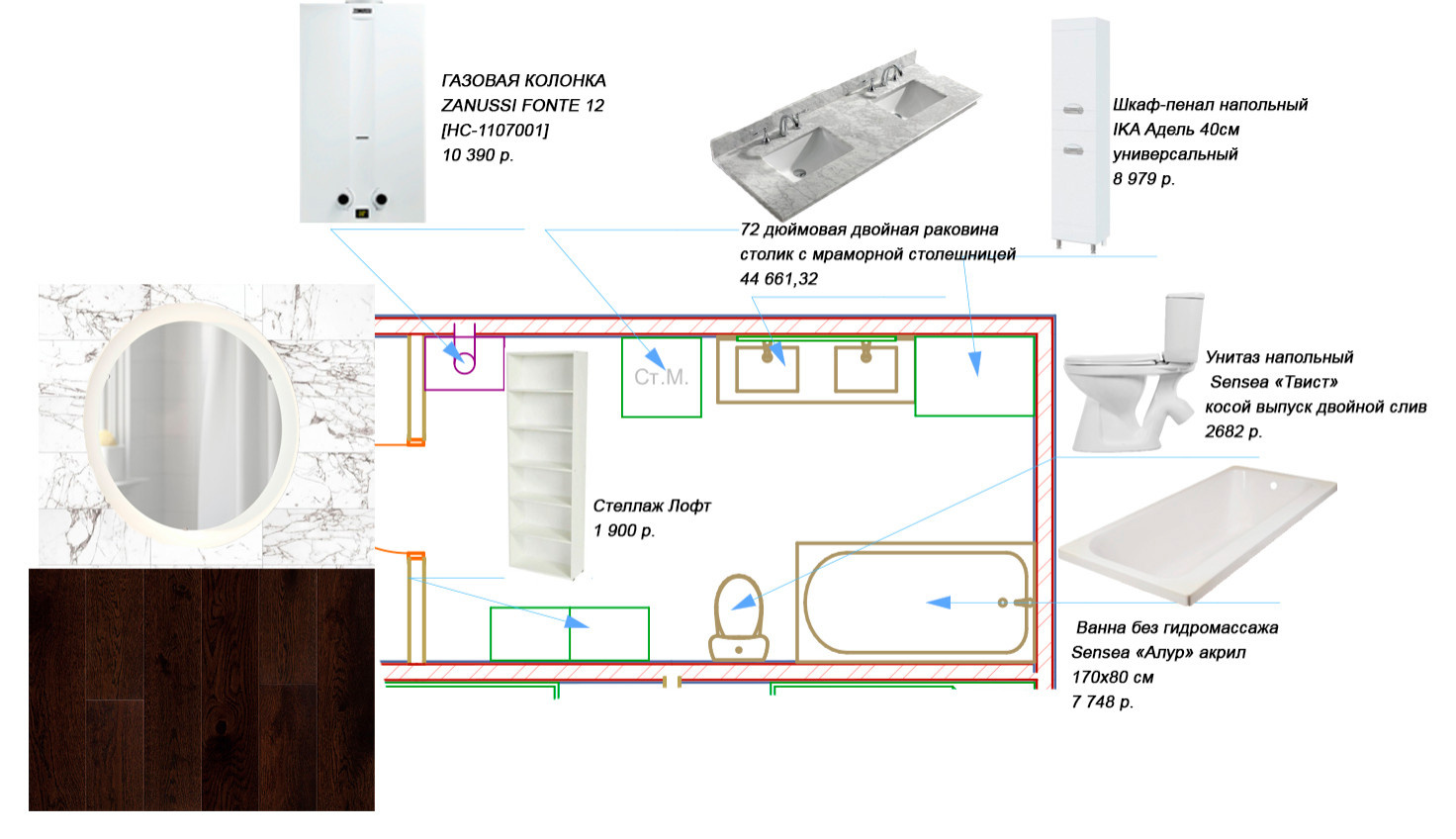 Коллажи для проекта загородного дома
