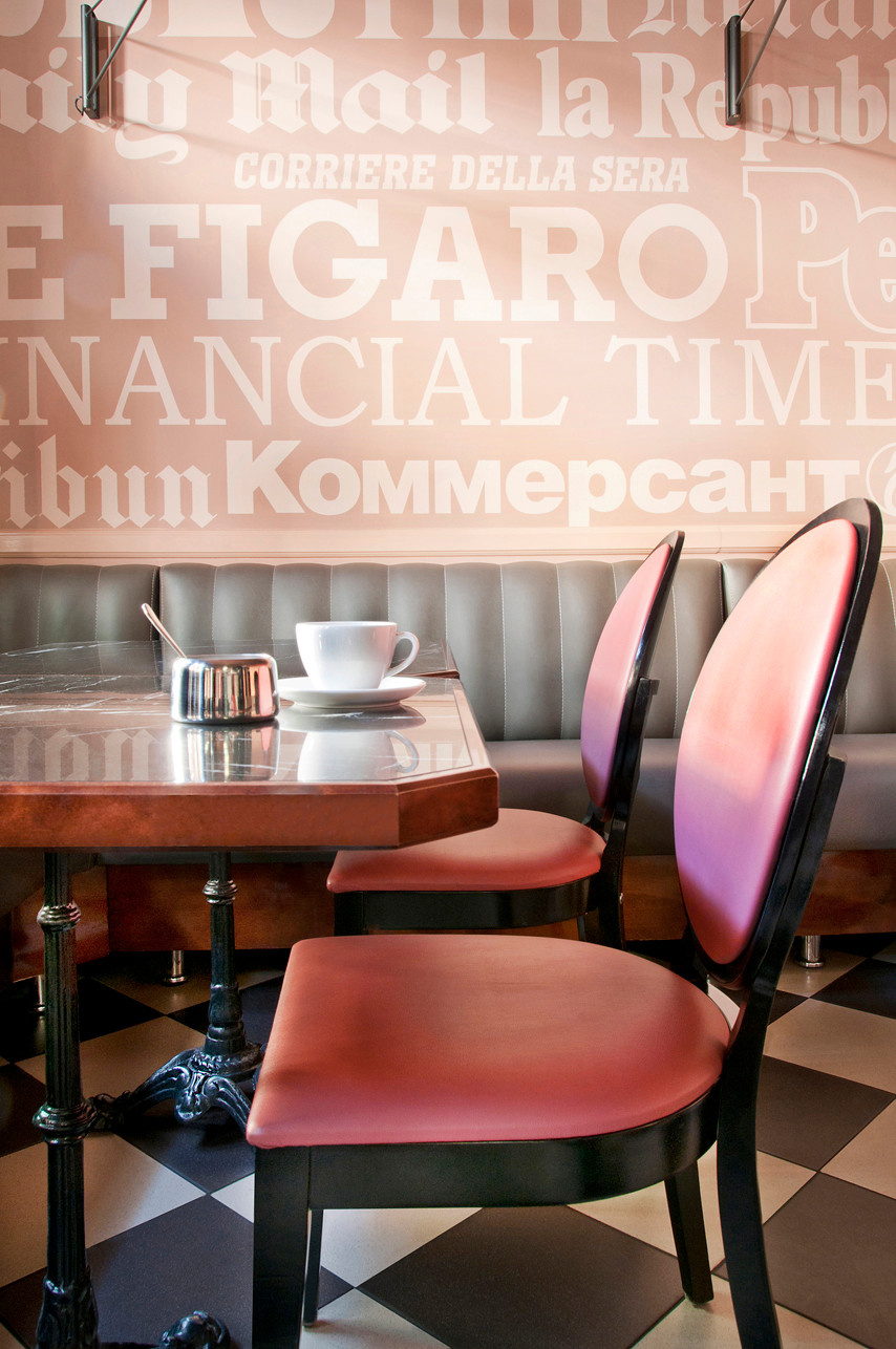 Цветная и фактурная метаморфоза  News Cafe в Минске