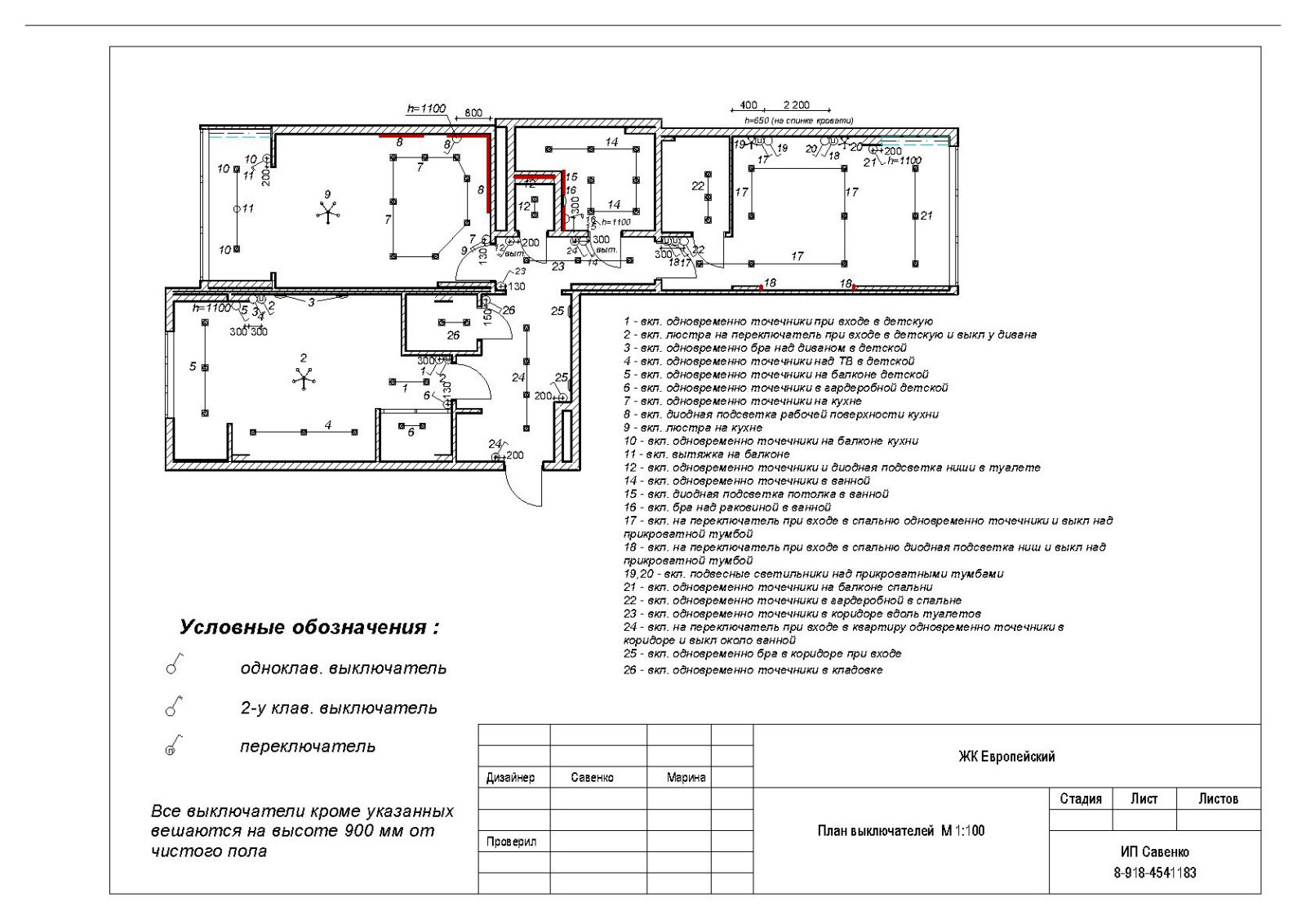 3-х комнатная квартира Краснодар