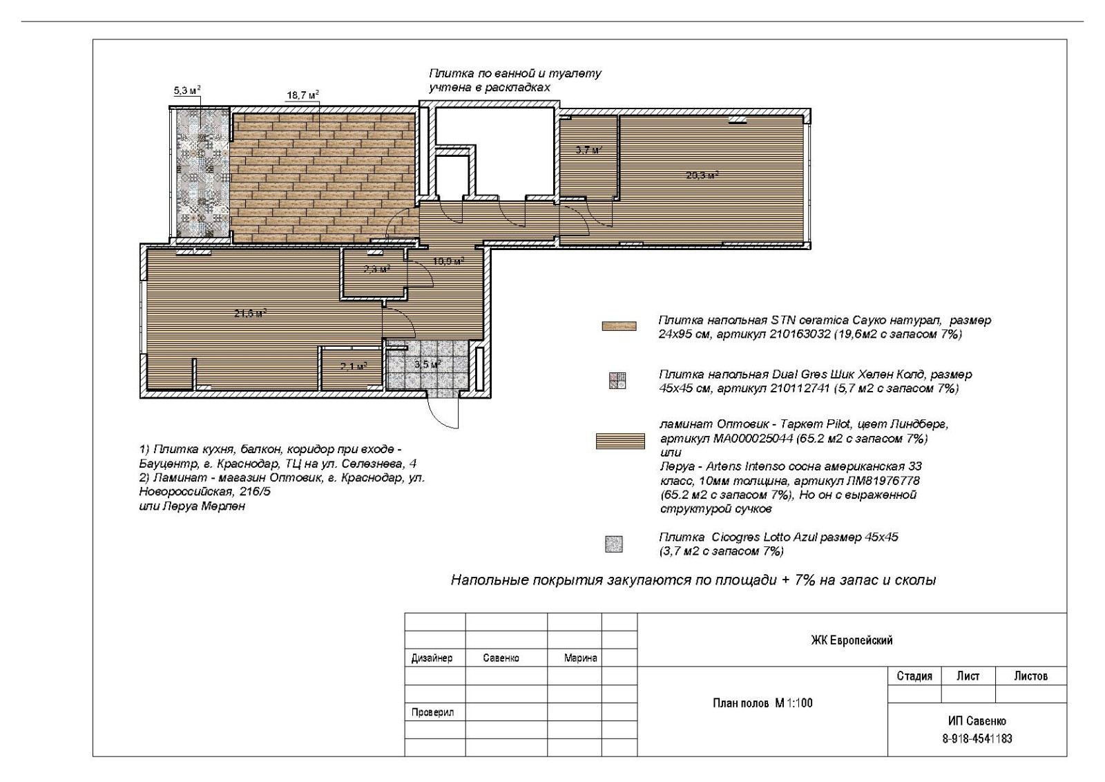 3-х комнатная квартира Краснодар