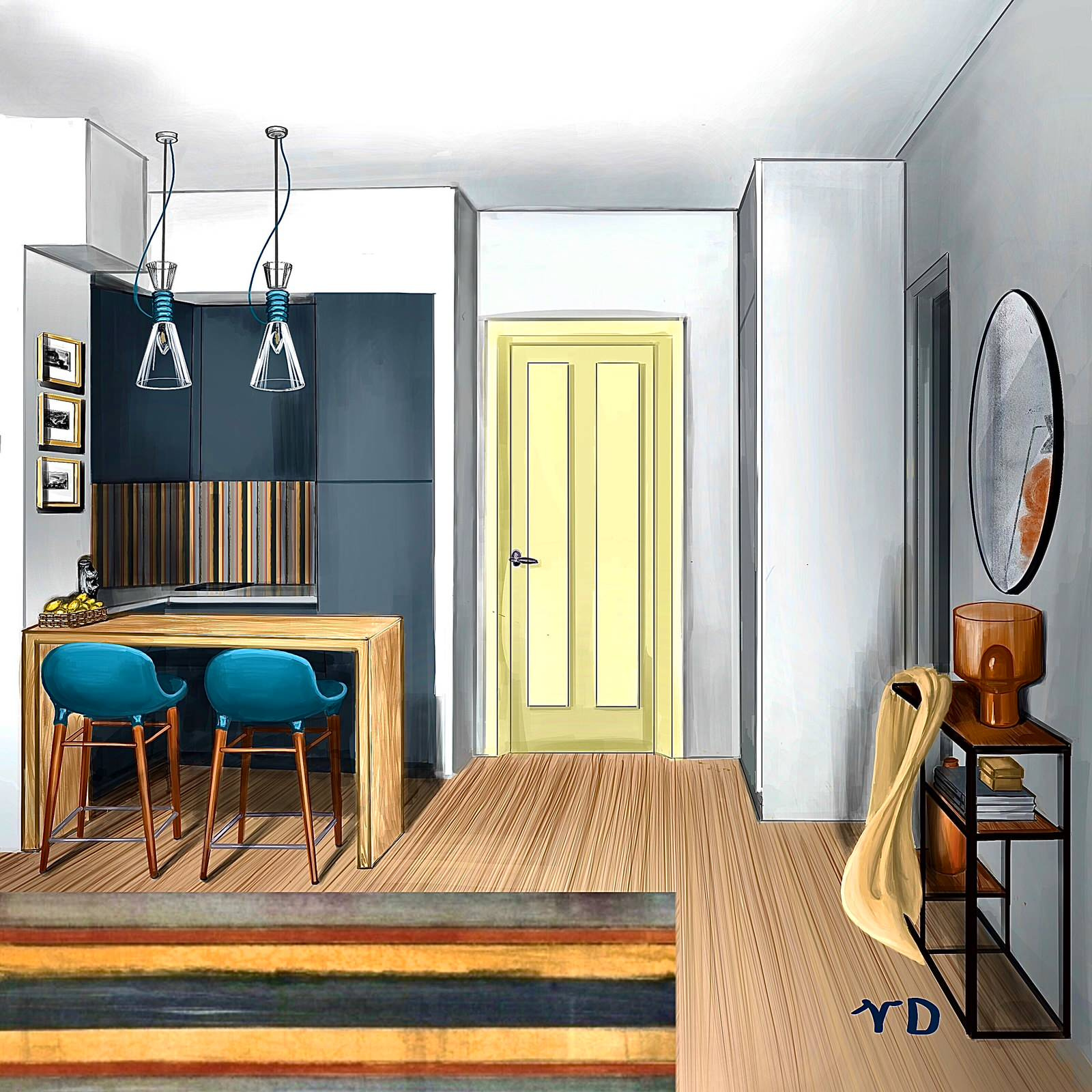 Квартира с открытой планировкой